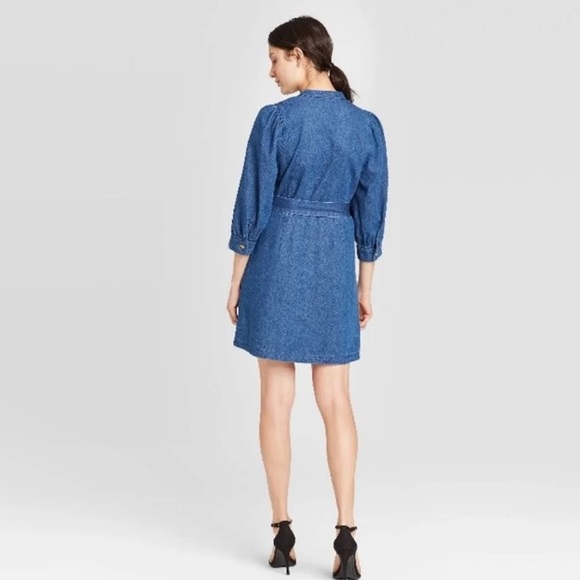 Who What Where Denim Dress - Picture 2 of 5